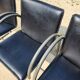 Set 6 postmodern black Dutch design Circel chair Metaform