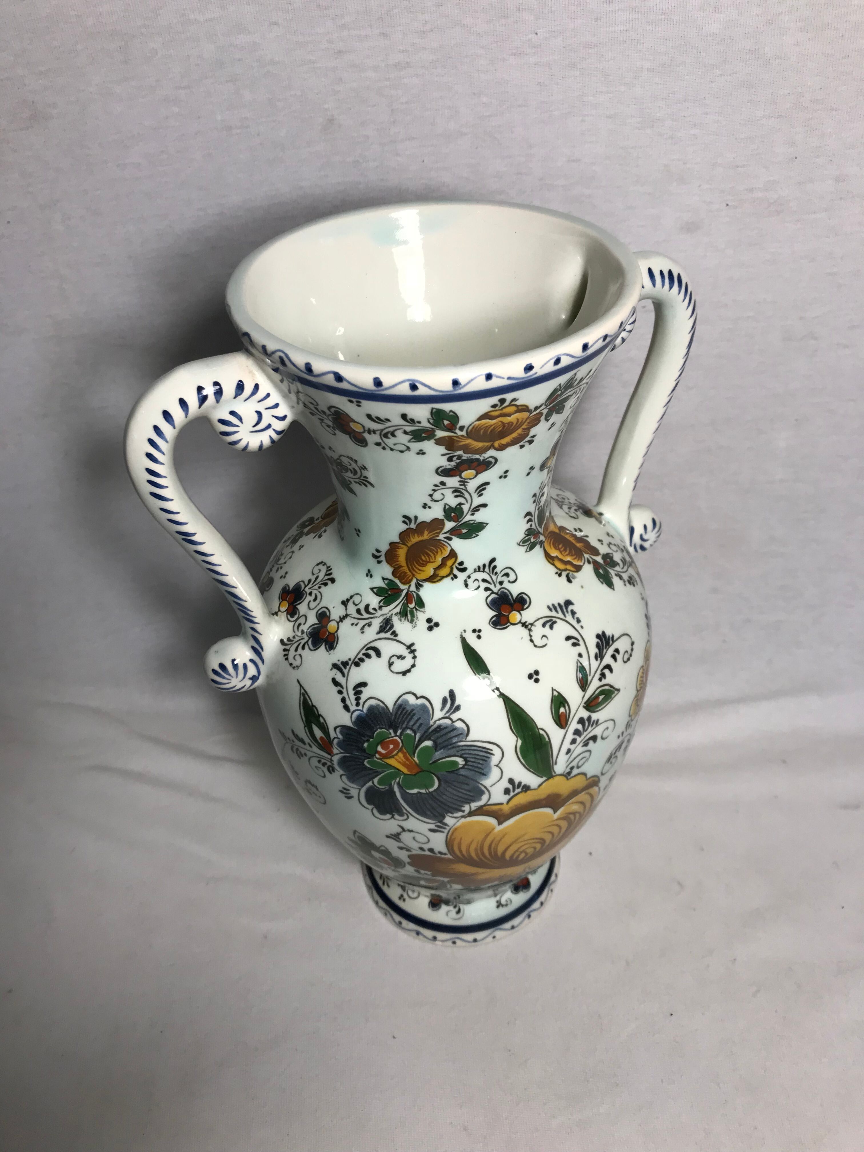 Old porcelain Holland vase