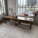 XXL solid oak table 3m2