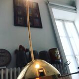 Lampe de bureau dorée style Arc Vintage