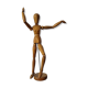 Mannequin articulé en bois