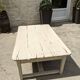 Old wooden coffee table