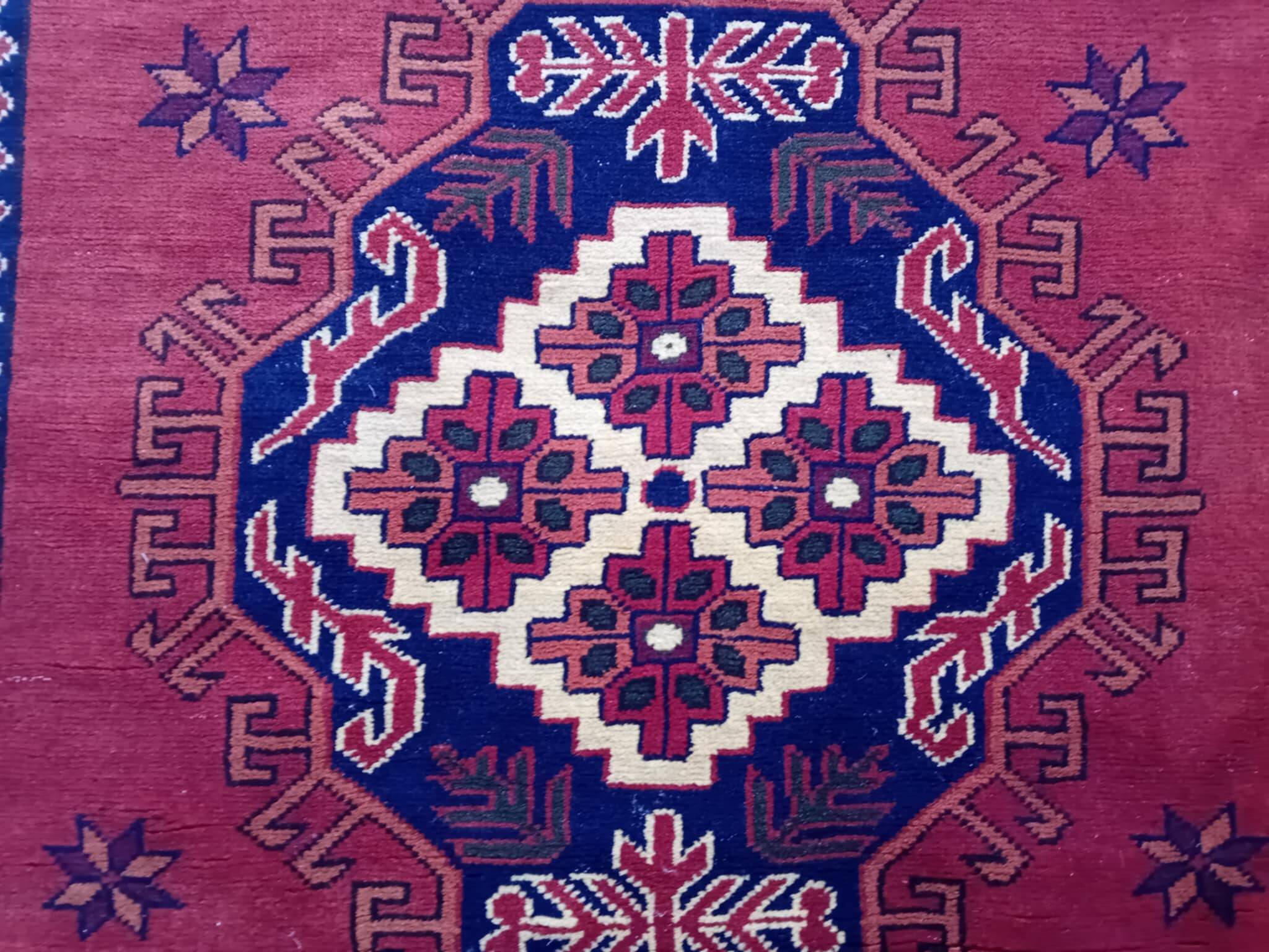 Handmade Afghan Karghai rug 146x105cm