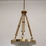 Art Deco style basin chandelier circa 1950