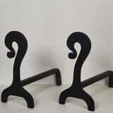 Pair of andirons