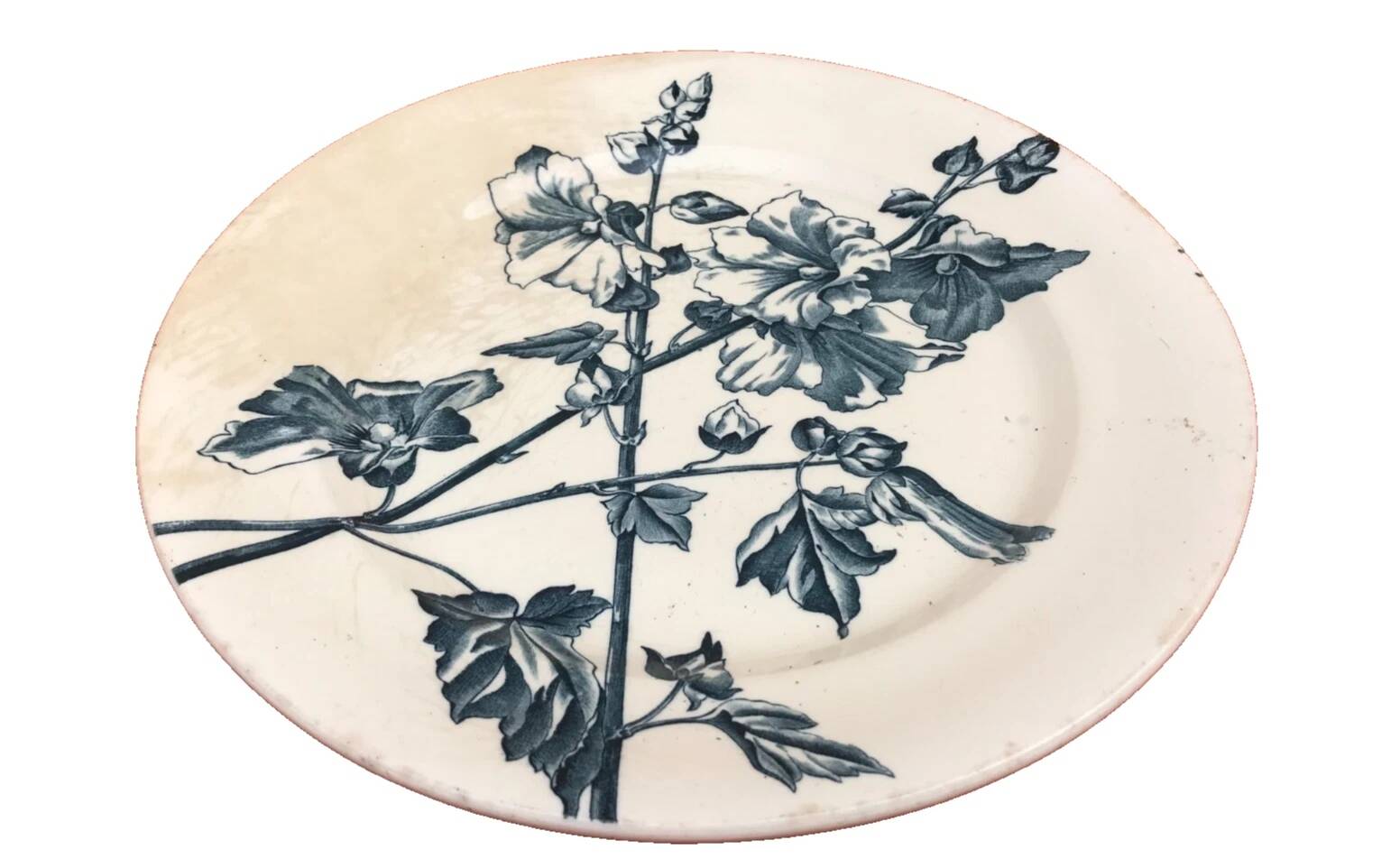 Old serving dish Terre de Fer Grand dépôt Emile Bourgeois Paris