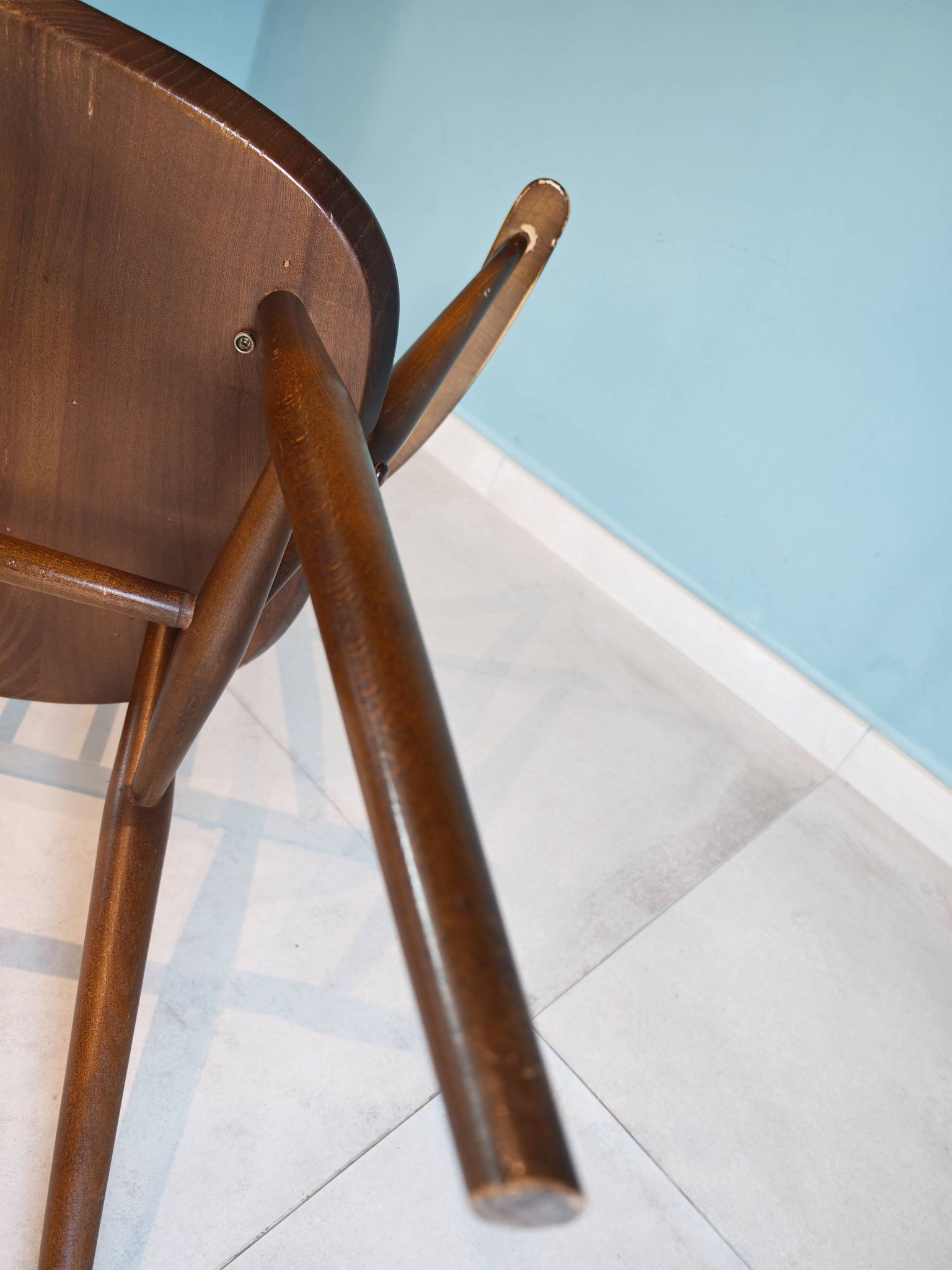 Chair & Armchair Set with Slats 1960 — Attributed to Ercol Goldsmith (St