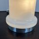 Vintage Murano glass lamp in opaline white, Doria, Italy, 1970.