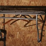 Grey metal coat rack
