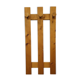 Pine coat rack, 70s.