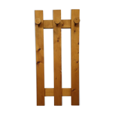 Pine coat rack, 70s.