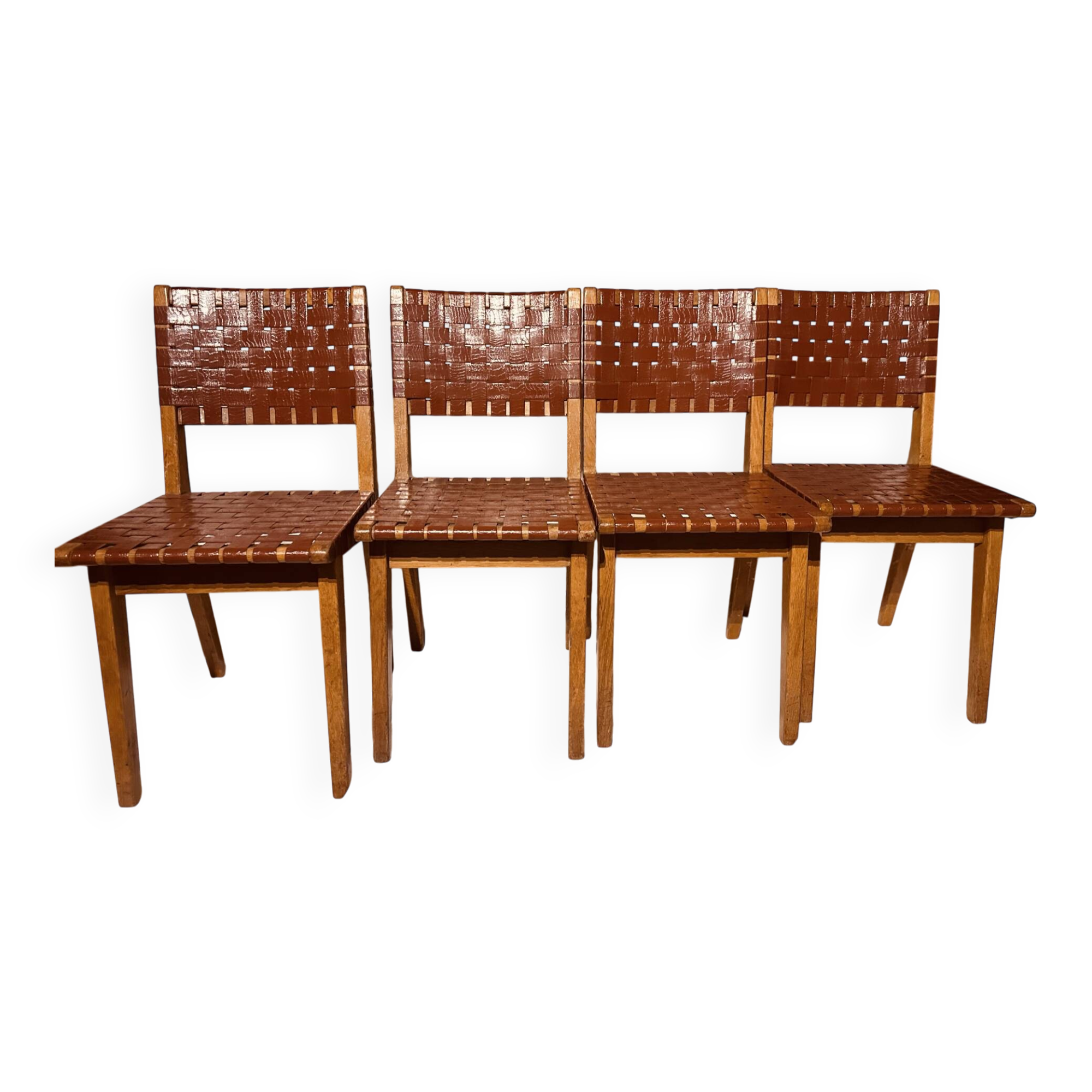 5 vintage chairs by Jens Risom for Knoll