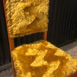 Chaises fourrure vintage