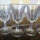 6 old digestive glasses