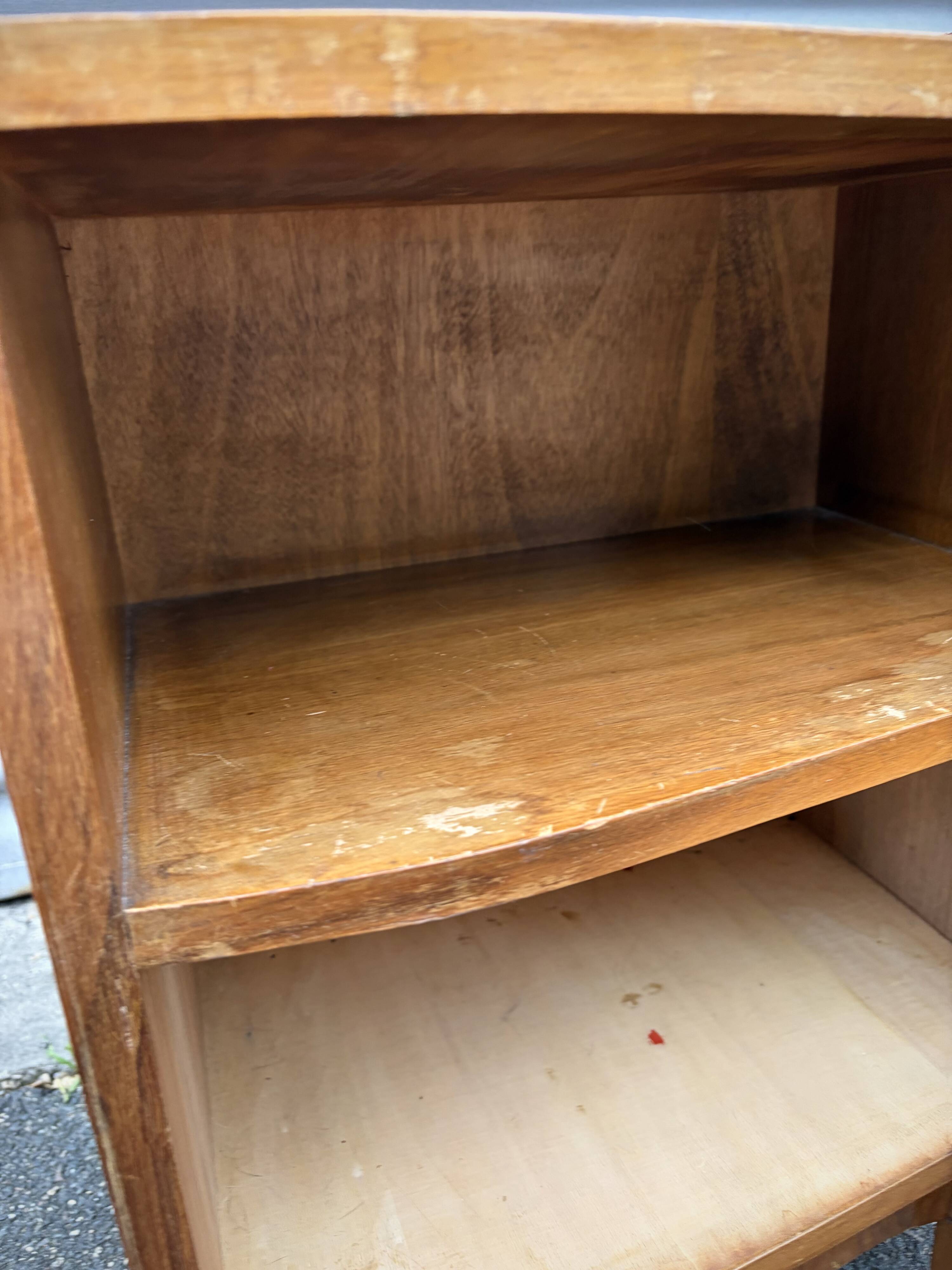 Magnificent Vintage Art Deco Bedside Table from the 1940s | Nightstand to Restore