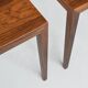 Severin Hansen pair of side tables in rosewood Haslev Denmark 1960