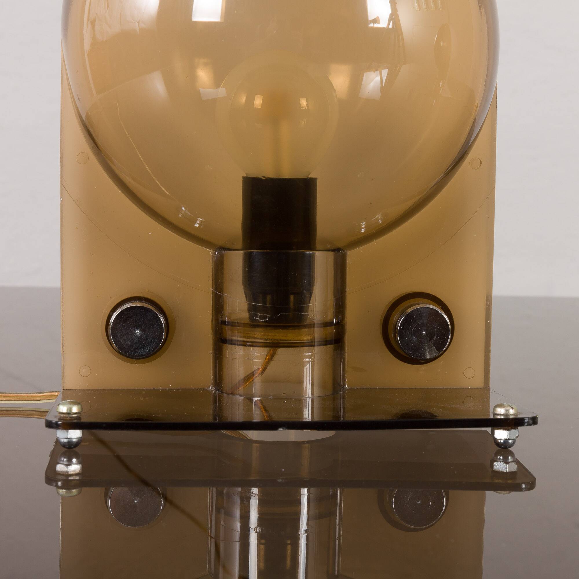 Pair of Sirio table lamps by Sergio Brazzoli & Ermanno Lampa for Guzzini