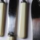 Rodgers Sheffield silver-plated fish service with ivorine vintage.
