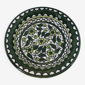 Flowered ceramic bowl