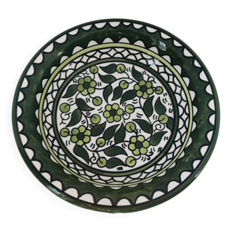 Flowered ceramic bowl