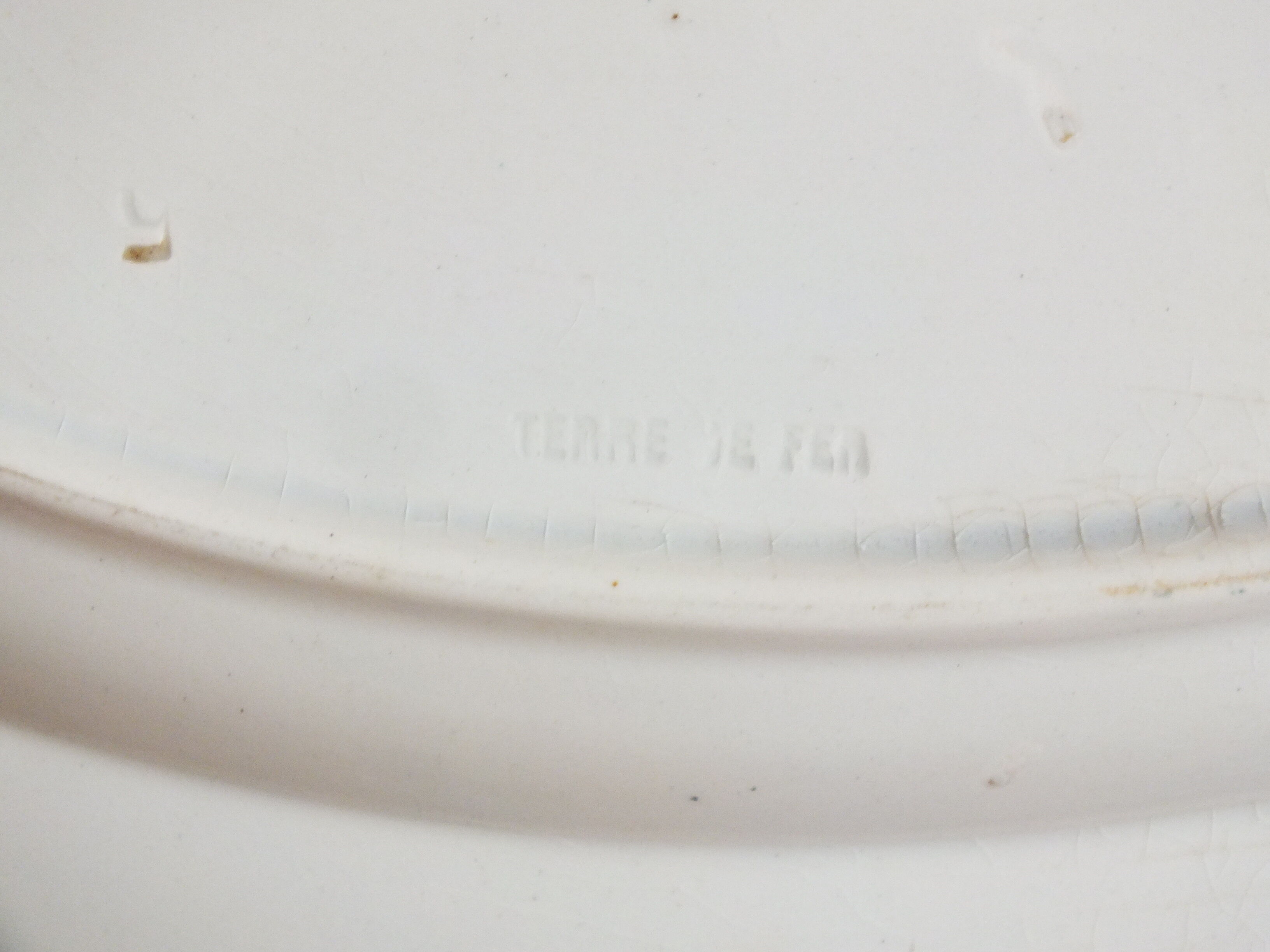 + Oval Flat in Iron Earth Moulin des Loups model Wilbur +