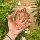 Vintage rosaline ashtray