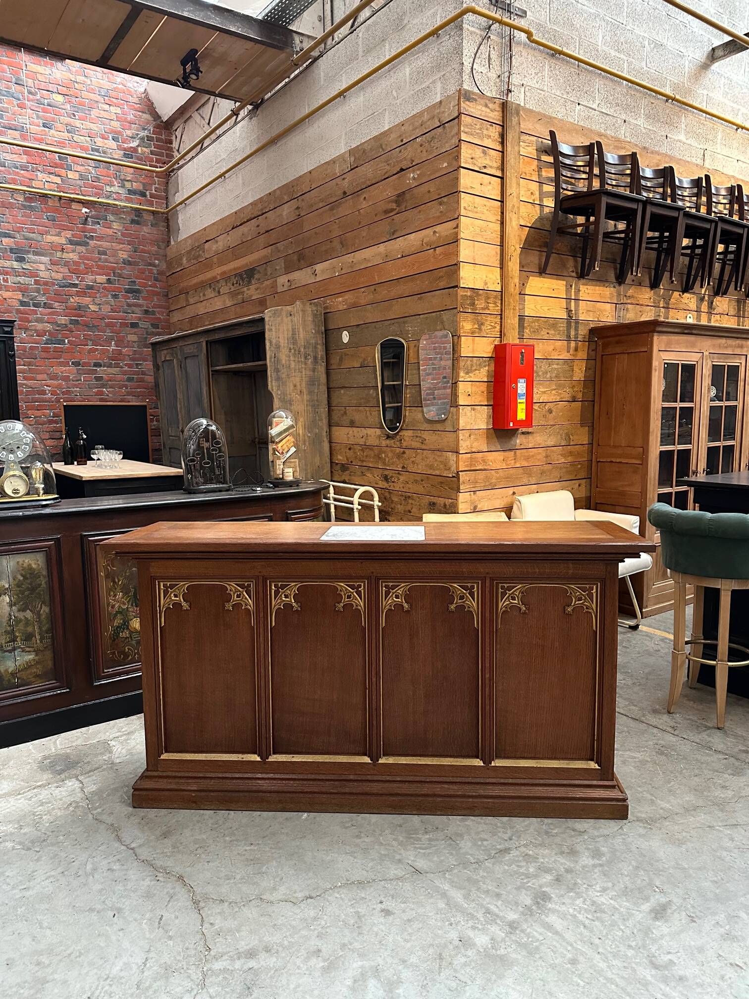 Oak countertop, early 20th century