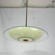 Mid-century curved glass disc chandelier from 50s