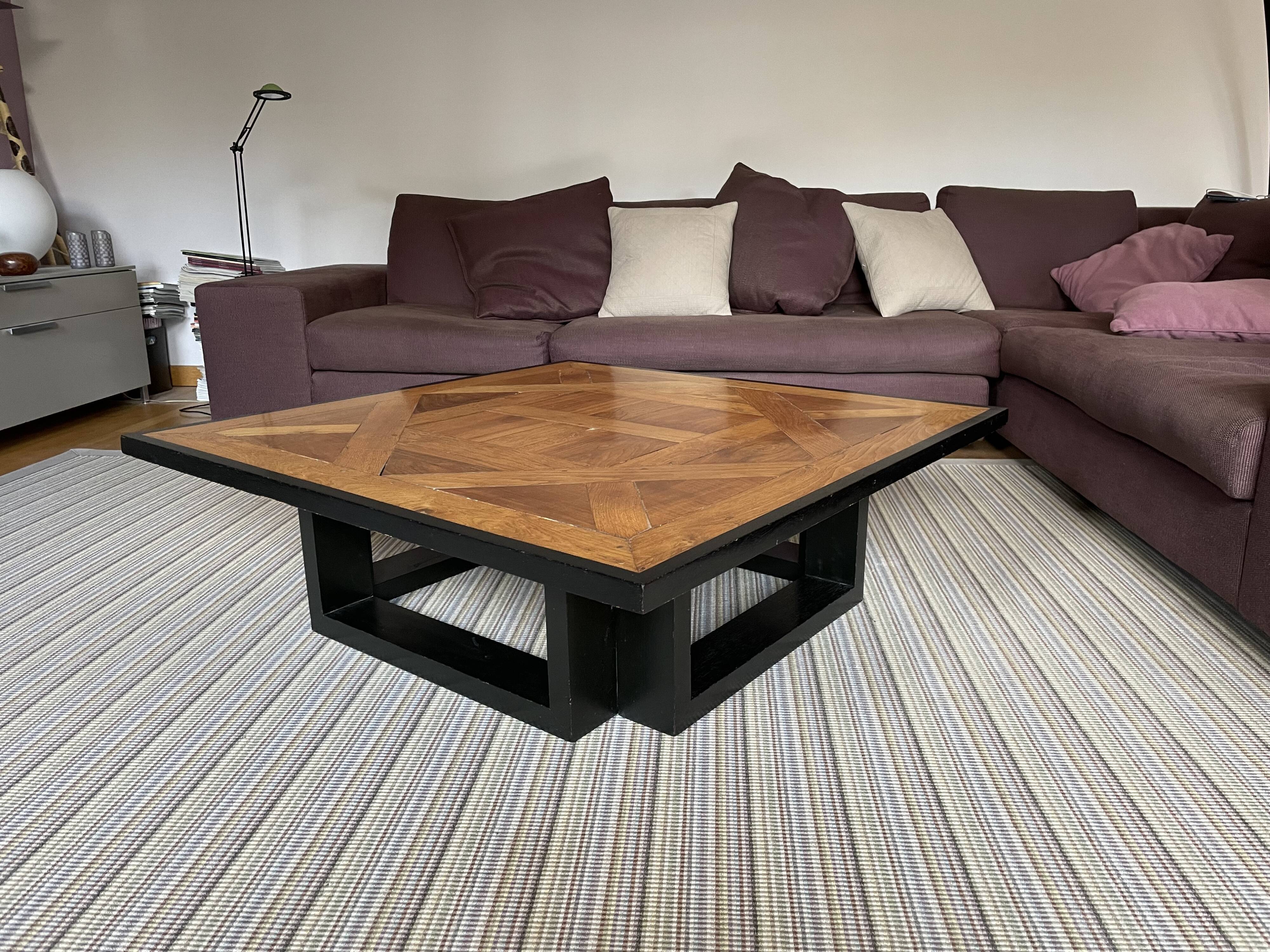 Coffee table parquet Versailles