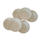 Set of 6 Hollow Plates Villeroy & Boch made in France