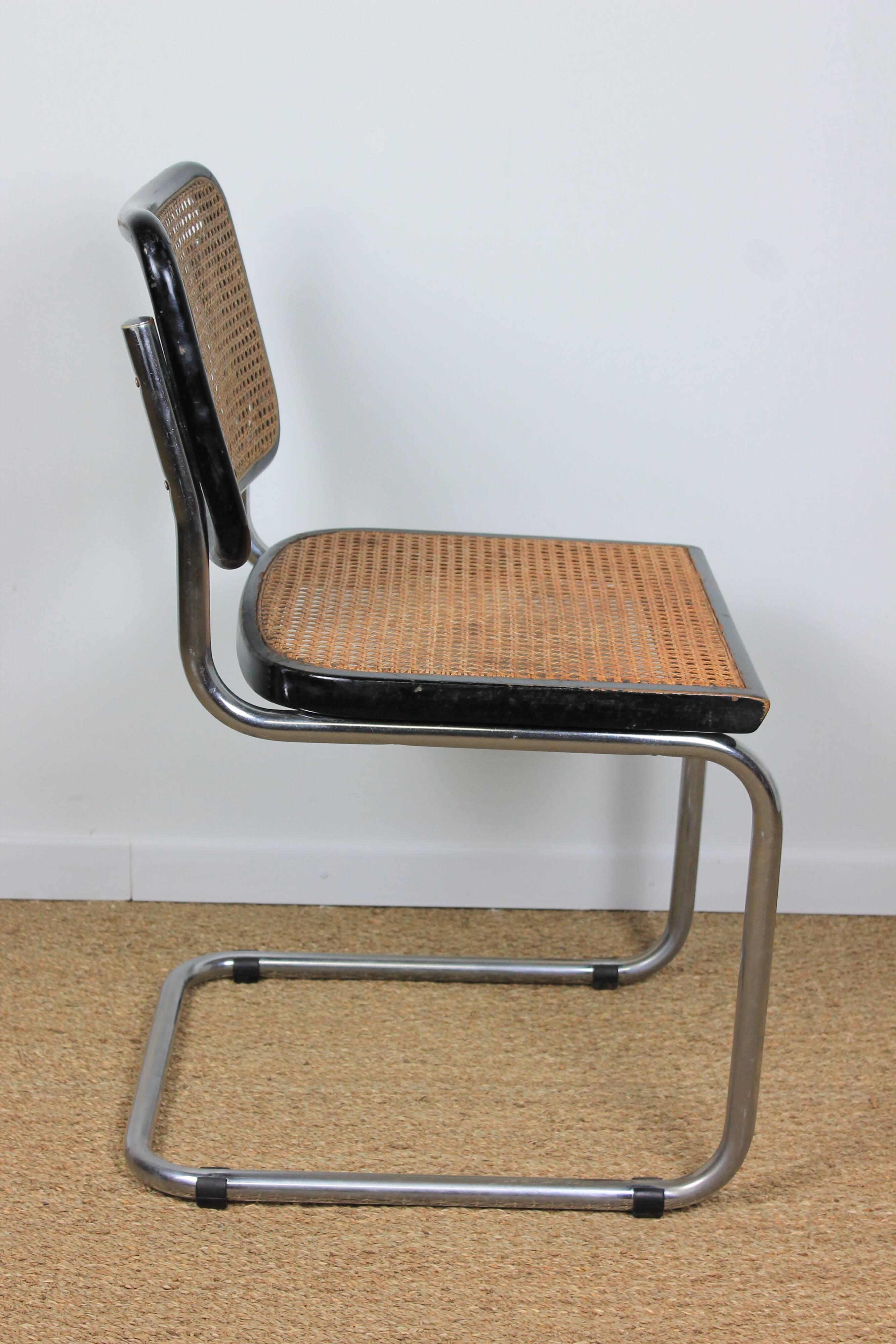 Marcel Breuer Cesca B32 chair, 80s