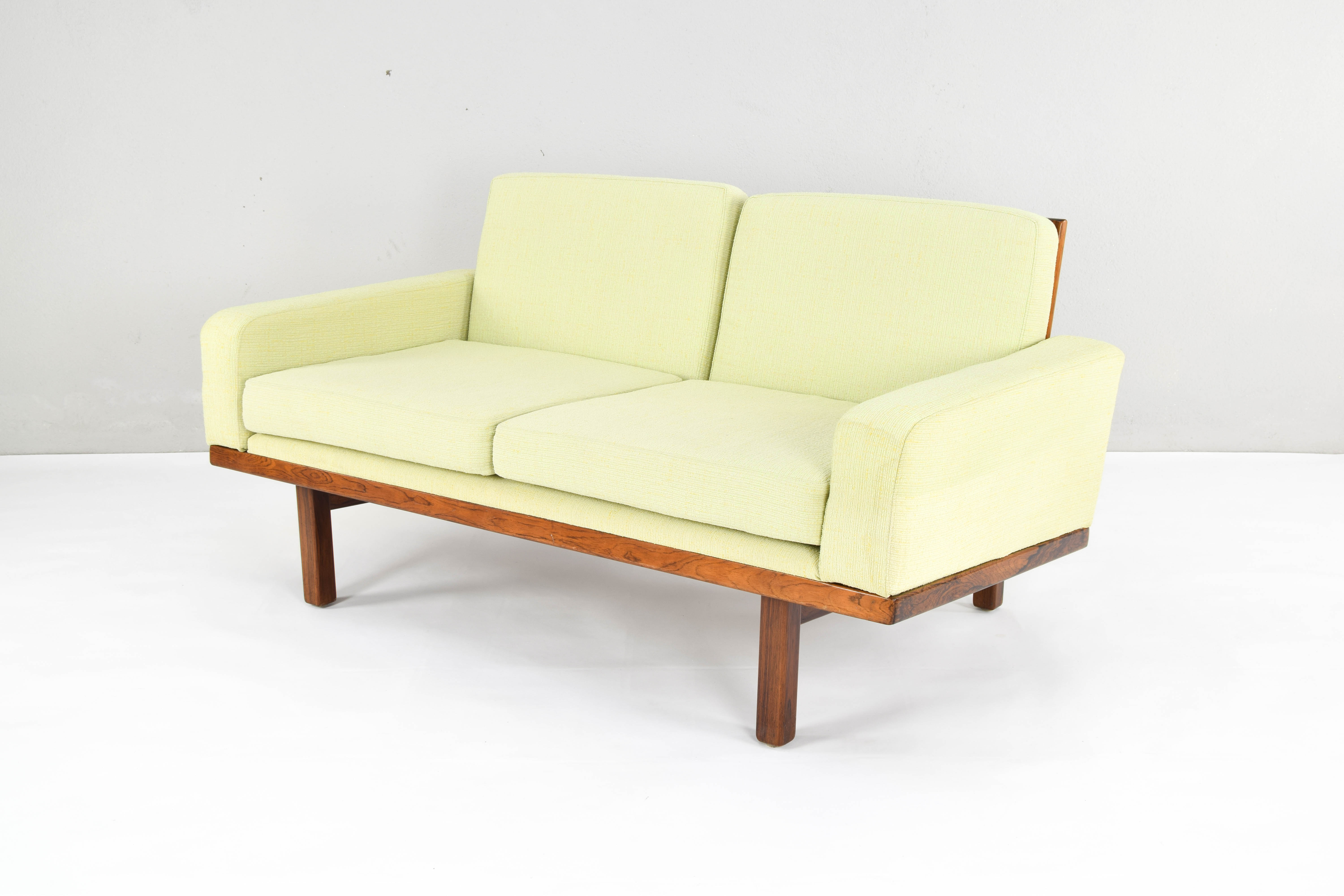 Eric merthen scandinavian modern tornado sofa 2-seater for ire möbler sweden 60s