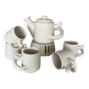 Service à thé en céramique Ove Pollas — Design Pollas, Danemark, années 1970