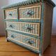 Rattan and wicker commode from the 70s – 80s
