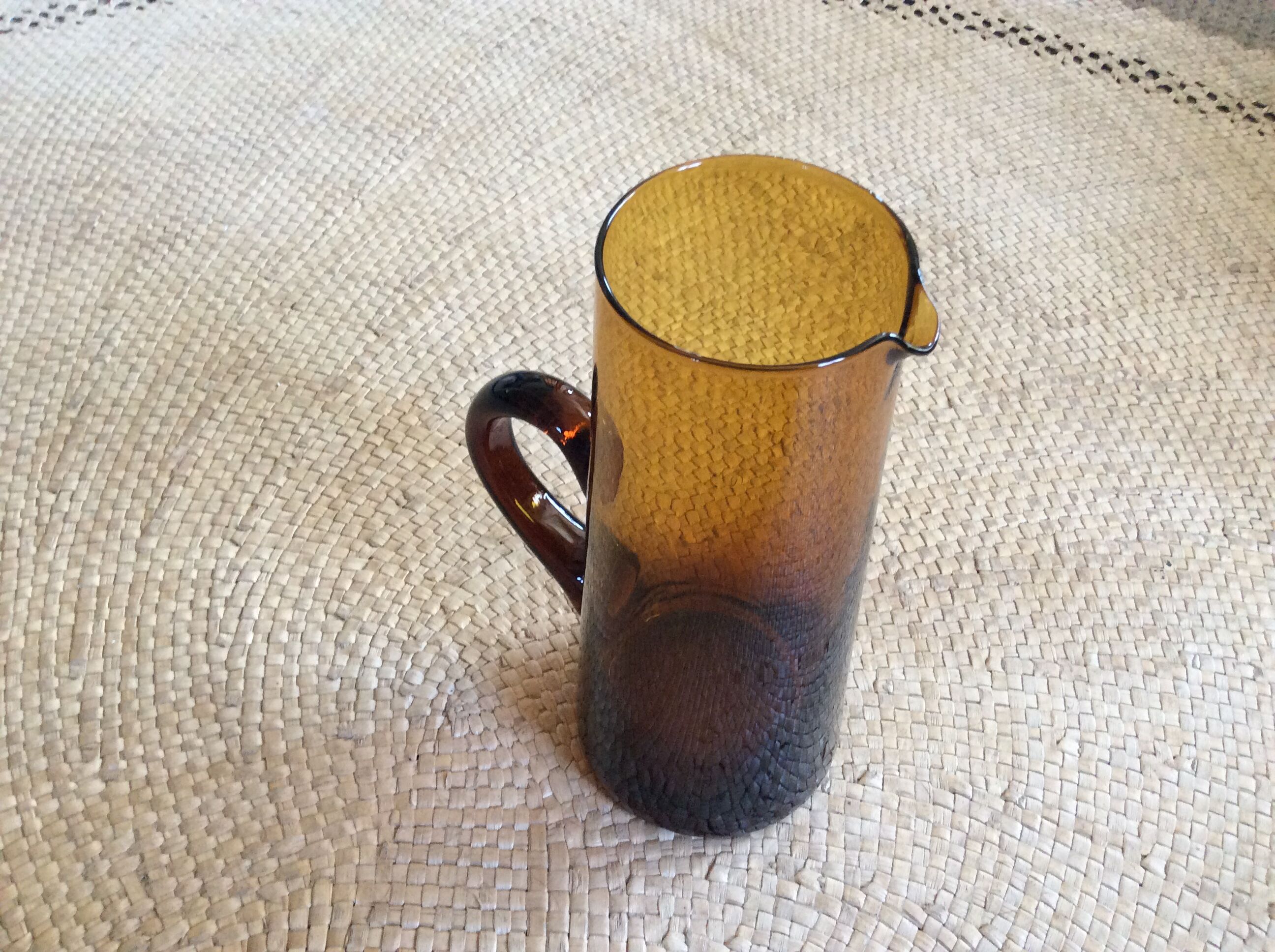 Amber pitcher