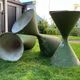 3 Diabolo Pflanzkübel von Willy Guhl für Eternit