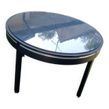 Roche & bobois 1970s edition round extendable dining table