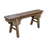 Primitive oak bench