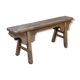 Primitive oak bench