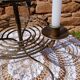Wrought iron chandelier with 7 candles