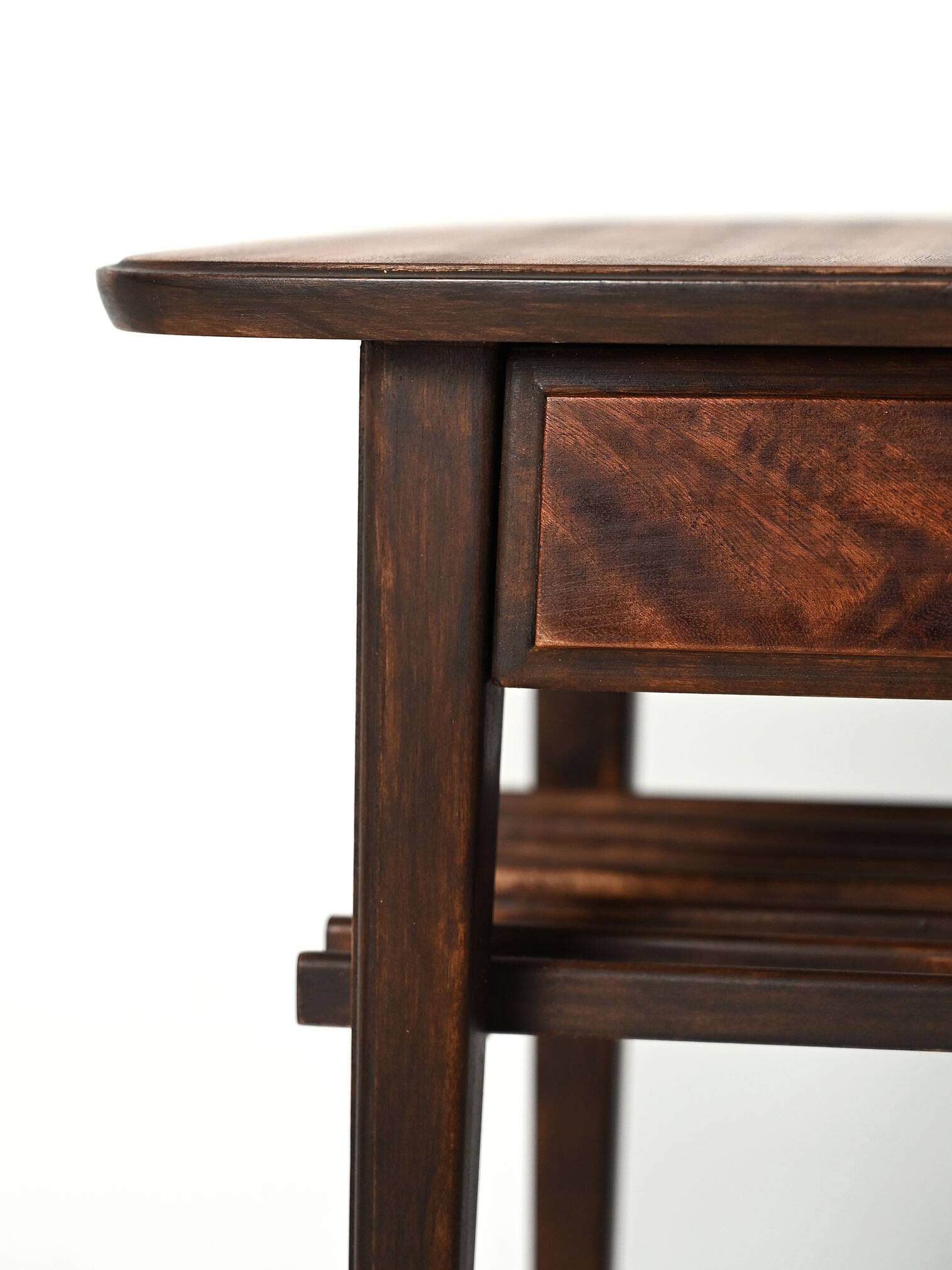Pair of Scandinavian Mahogany Nightstands, 1950s