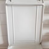 Porte ustensiles émaillé et sa louche