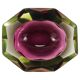 Flavio Poli Sommerso Caviar Murano Glass Bol Diamant par Seguso, Italie, années 1960