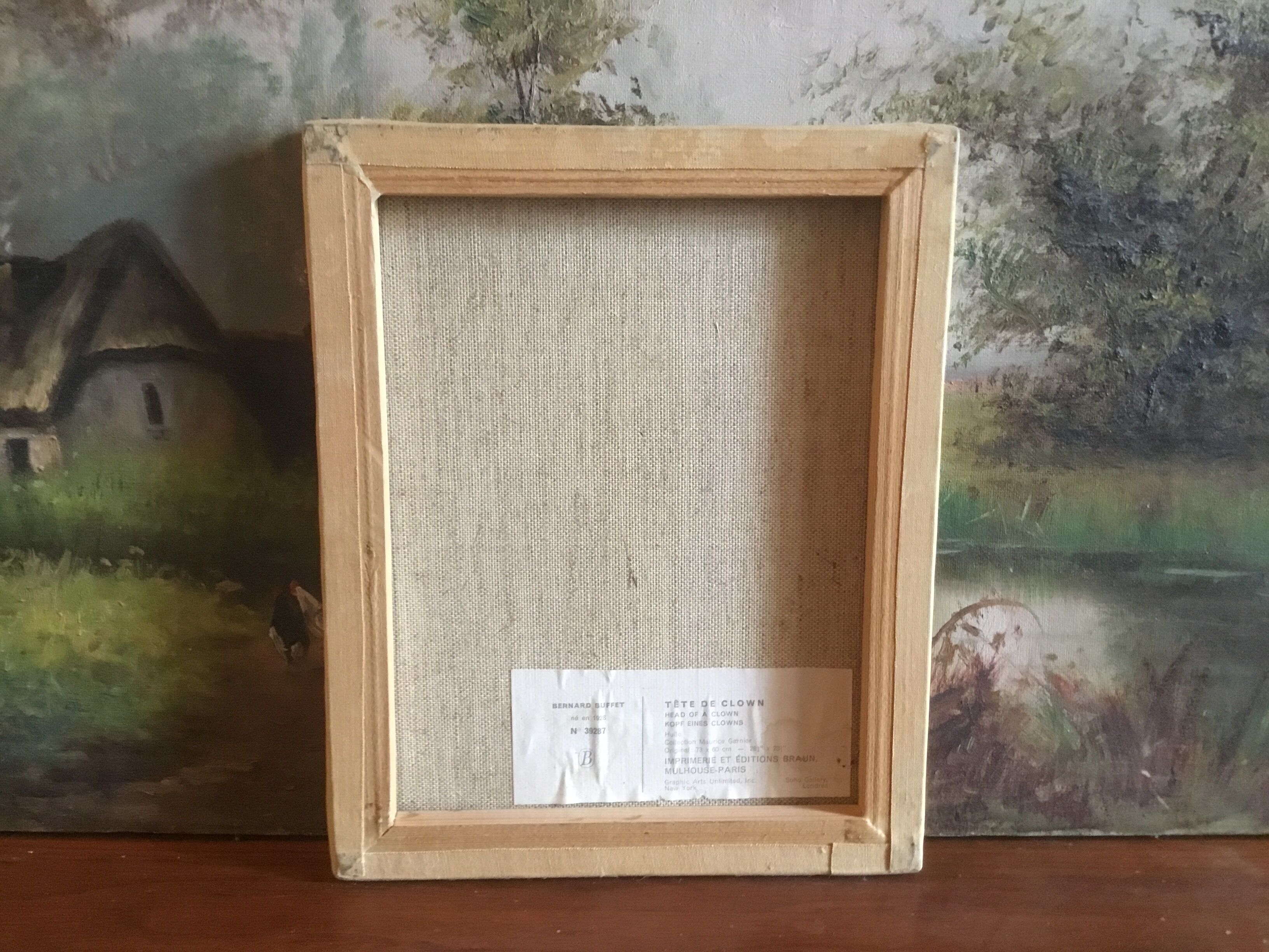 Bernard Buffet's entiled lithography