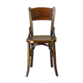 Chaise bistrot Fischel assise bois 1930