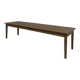 "Dark Brown" farmhouse table in solid oak, 300 x 90 cm