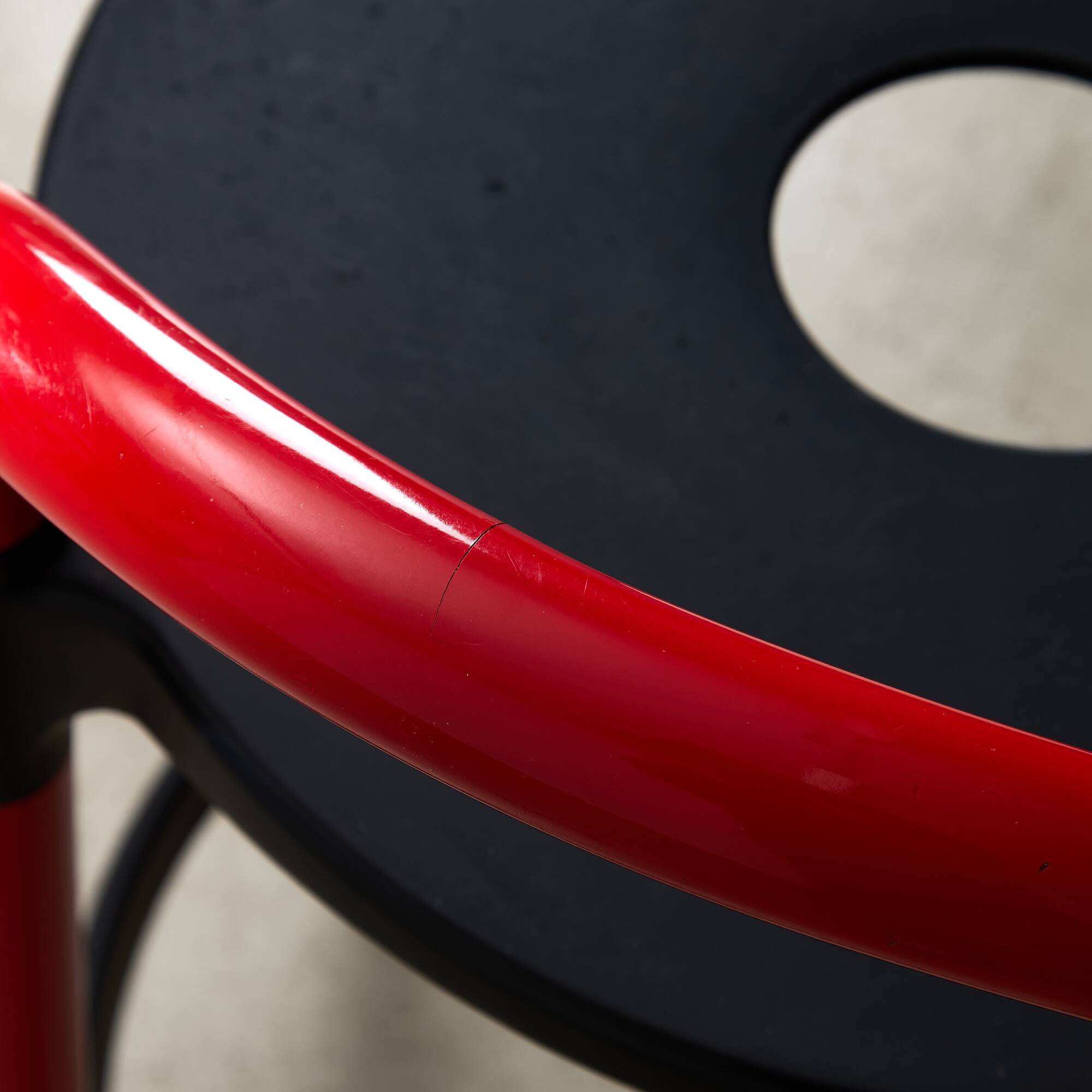 Polo Low Bar Stool by Anna Castelli Ferrieri for Kartell, 1979