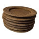 7 dessous d’assiettes cannage et rotin