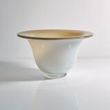 Mid Century Murano Fruit Bowl Opalina Milk Glass