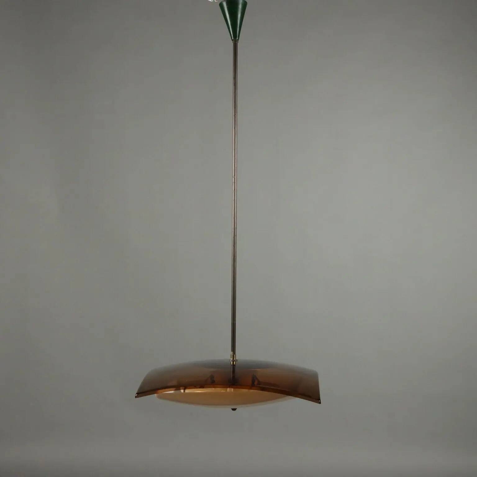 Vintage Stilux suspension from the 1960s in methacrylate.